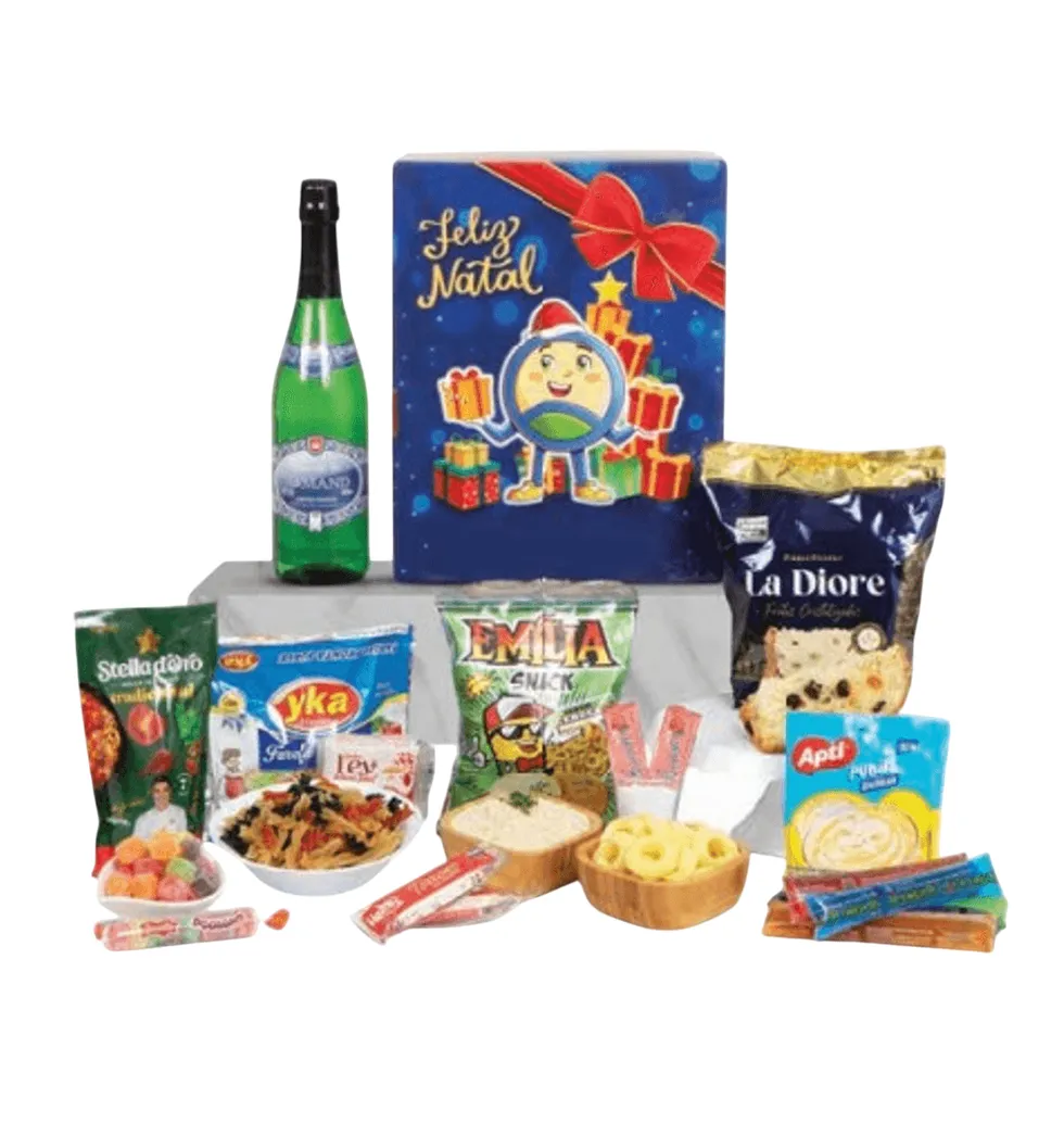 Festive Treat Basket with Playful Surprises