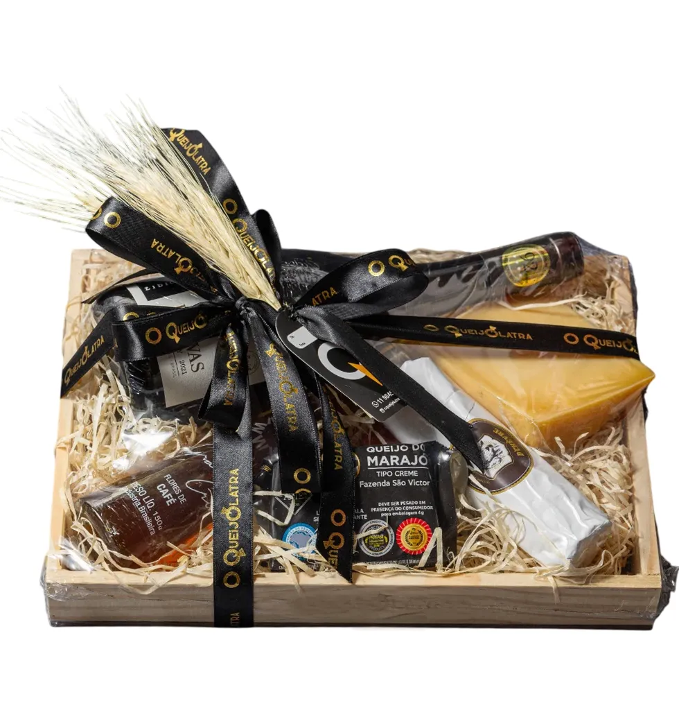 Gourmet Trio Cheese & White Wine Delight