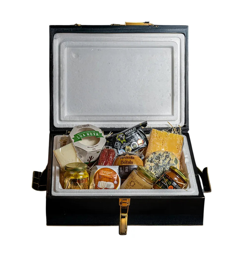 Golden Case of Brazilian Delicacies