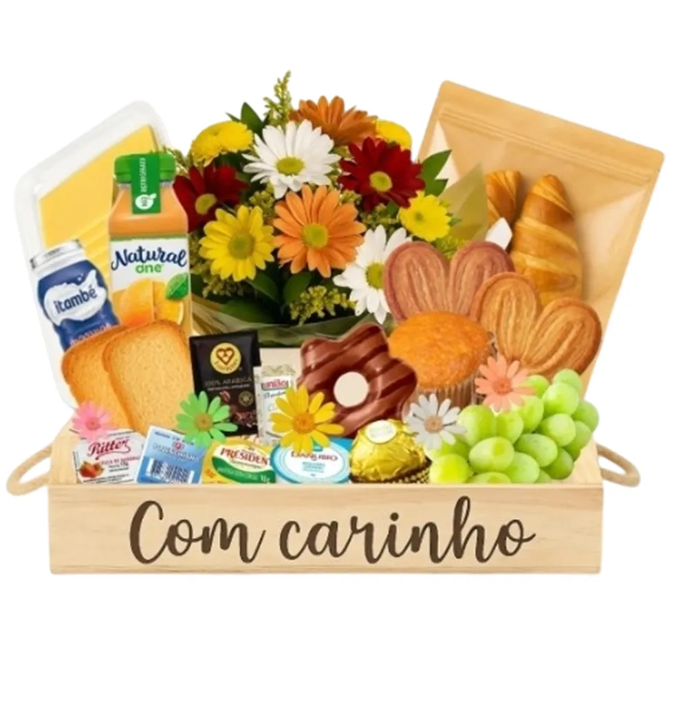 Joyful Morning Treats Basket