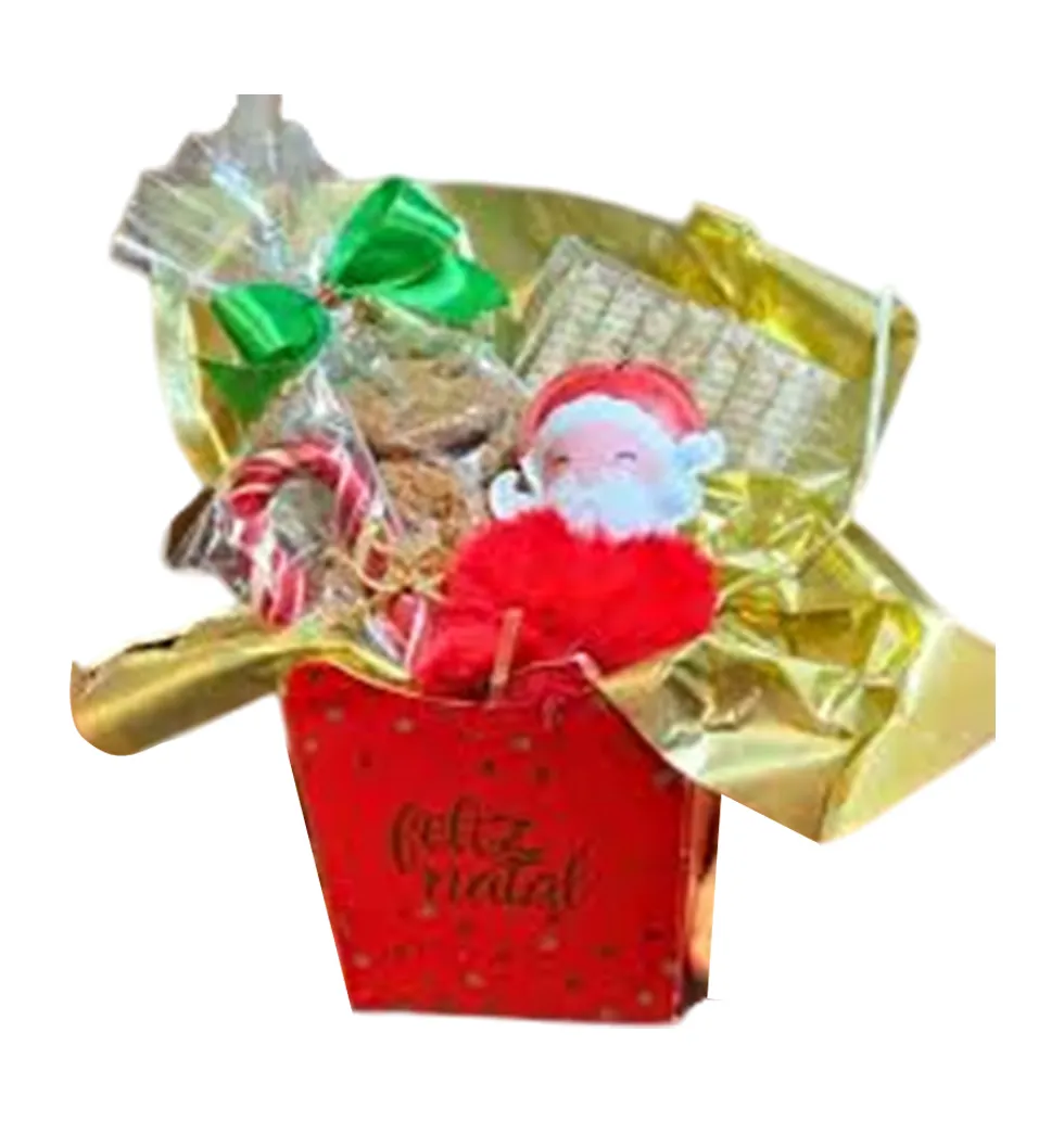Festive Delights Santa Basket