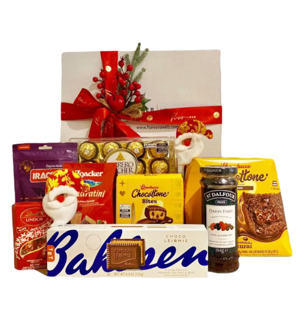 Elegant Holiday Indulgence Basket
