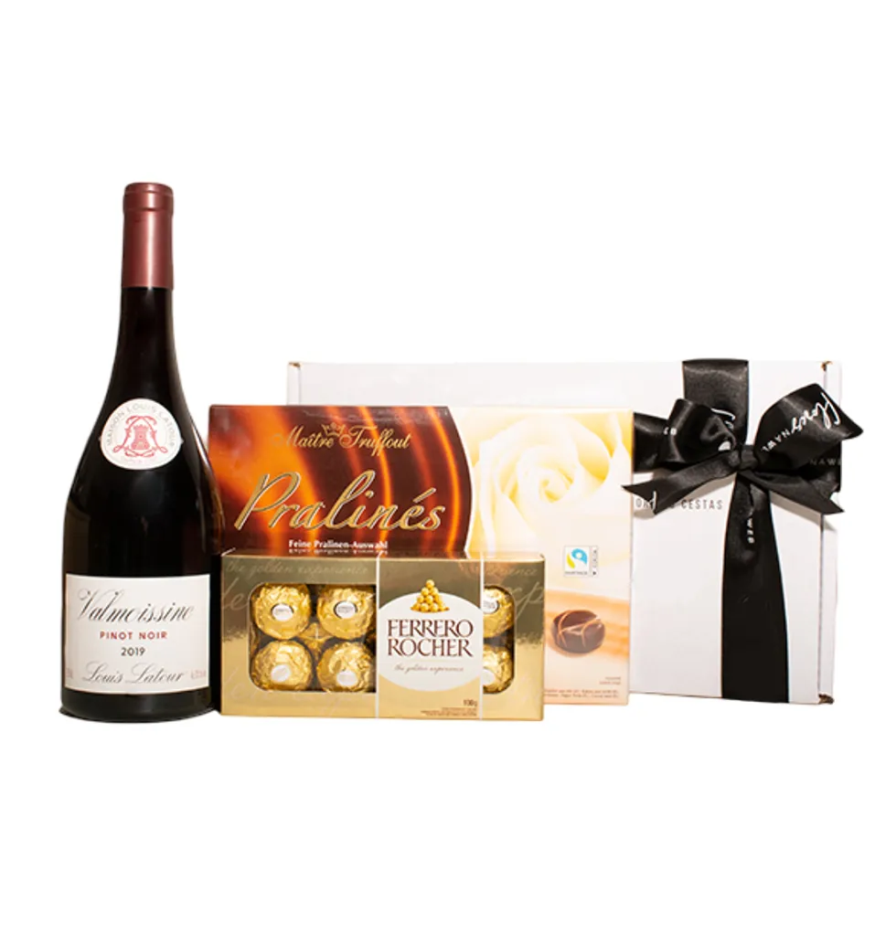Indulgent Red Wine and Chocolate Gift