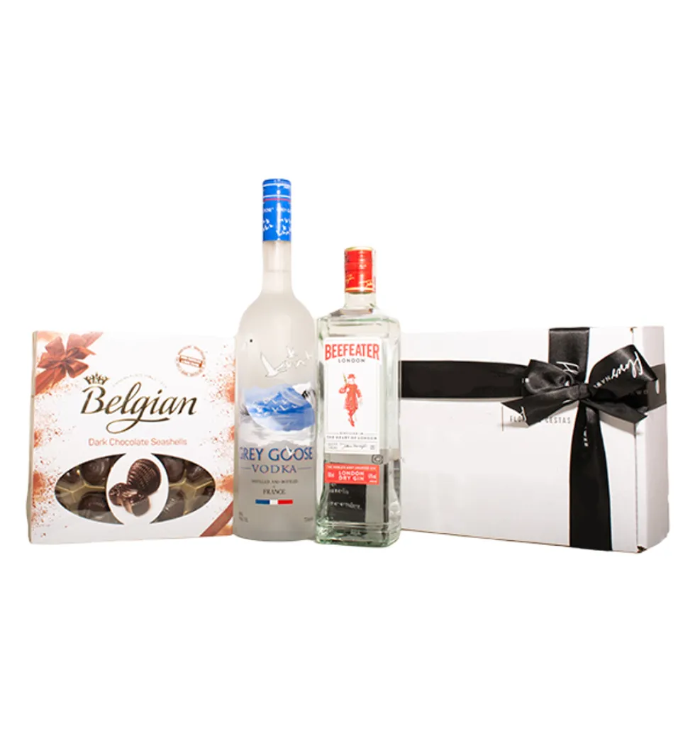 Exquisite Spirits and Chocolate Selection